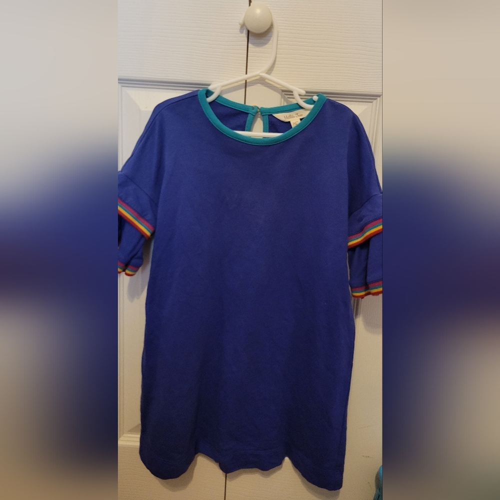 Matilda Jane school bell dress sz 6 blue